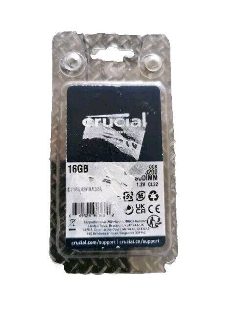 (Bild für) Crucial 16GB DDR4-3200 SODIMM Speicher